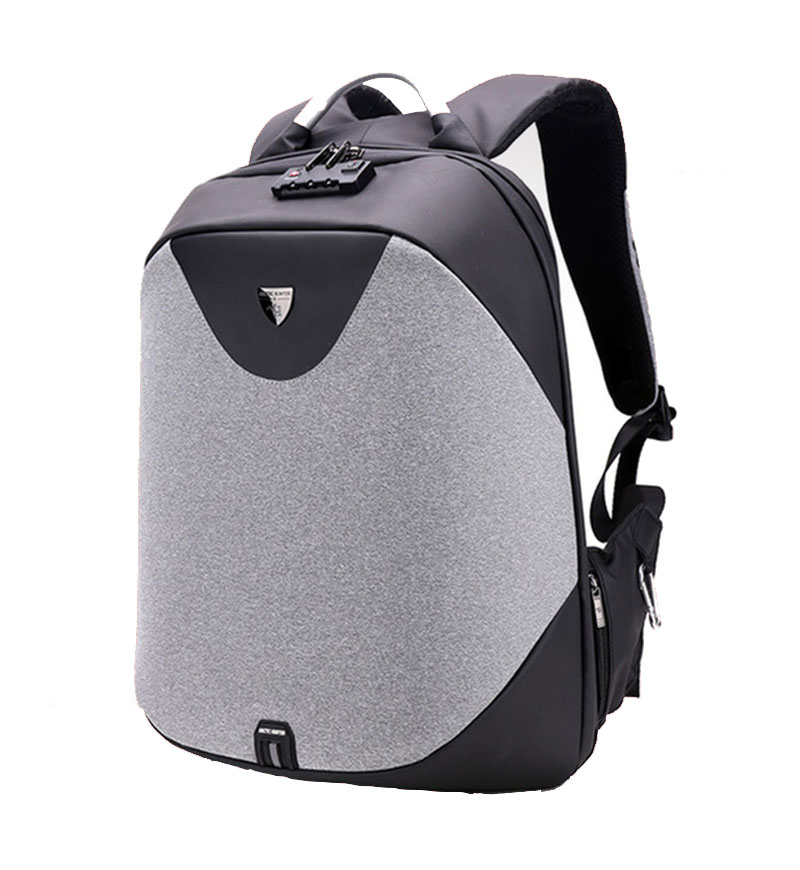 ARCTIC HUNTER τσάντα πλάτης B00208 με θήκη laptop 15.6″, λουκέτο TSA, 24L, γκρι ARCTIC HUNTER τσάντα πλάτης B00208 με θήκη laptop 15.6″, λουκέτο TSA, 24L, γκρι