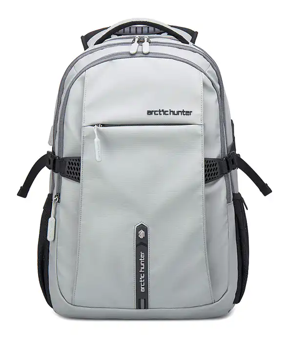 ARCTIC HUNTER τσάντα πλάτης B00388 με θήκη laptop 15.6″, USB, 27L, γκρι ARCTIC HUNTER τσάντα πλάτης B00388 με θήκη laptop 15.6″, USB, 27L, γκρι