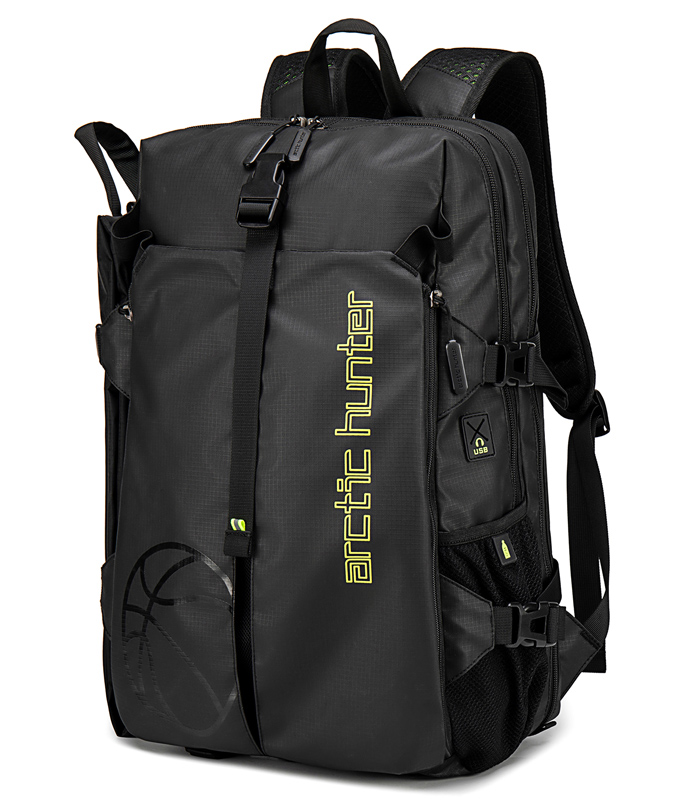 ARCTIC HUNTER τσάντα πλάτης B00391 με θήκη μπάλας & laptop, 26L, μαύρη ARCTIC HUNTER τσάντα πλάτης B00391 με θήκη μπάλας & laptop, 26L, μαύρη