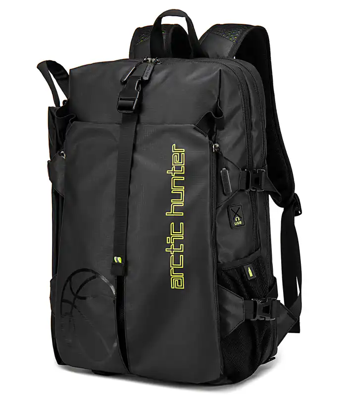 ARCTIC HUNTER τσάντα πλάτης B00391 με θήκη μπάλας & laptop, 26L, μαύρη ARCTIC HUNTER τσάντα πλάτης B00391 με θήκη μπάλας & laptop, 26L, μαύρη