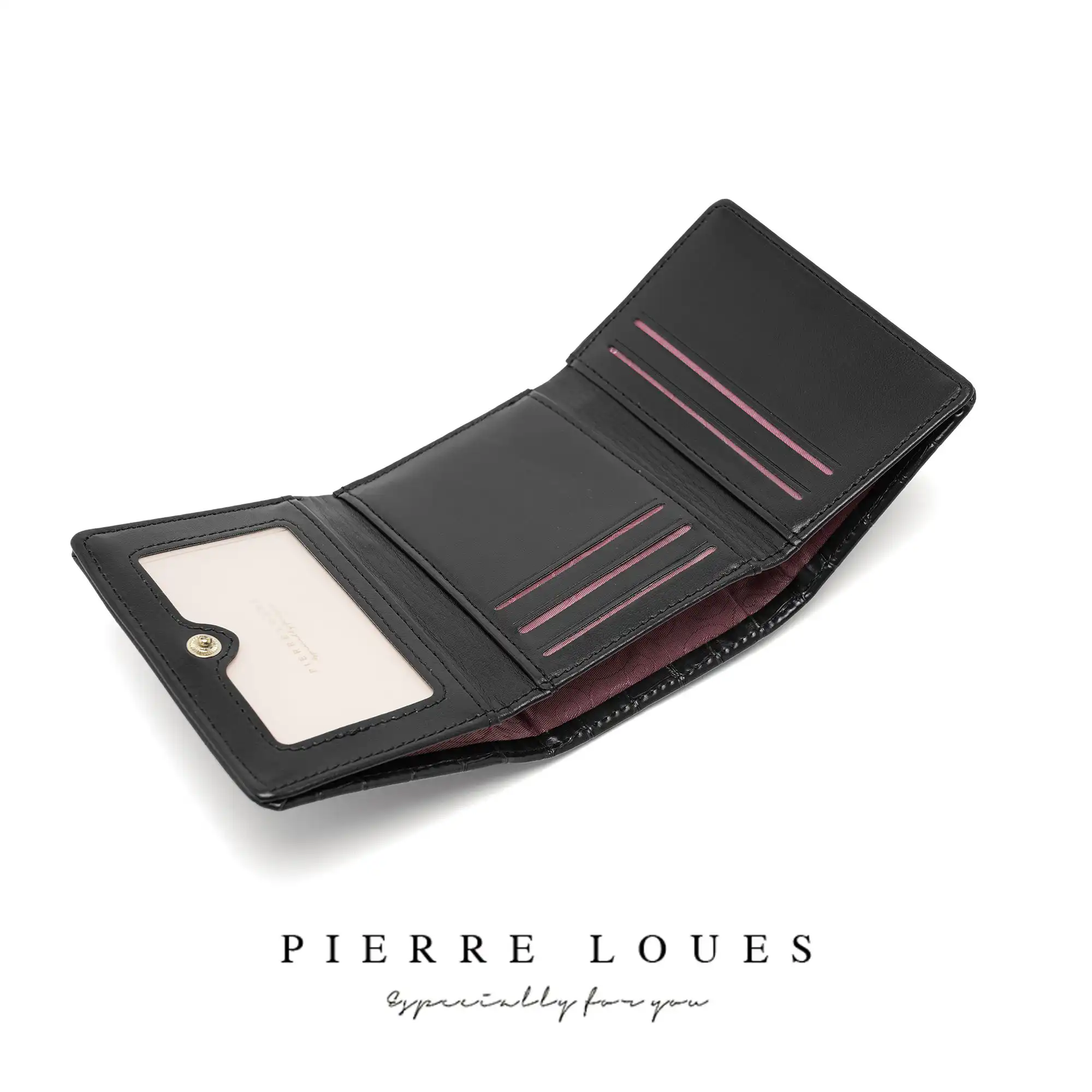 Μικρό Πορτοφόλι Γυναικείο Pierre Loues B13-48 μαύρο