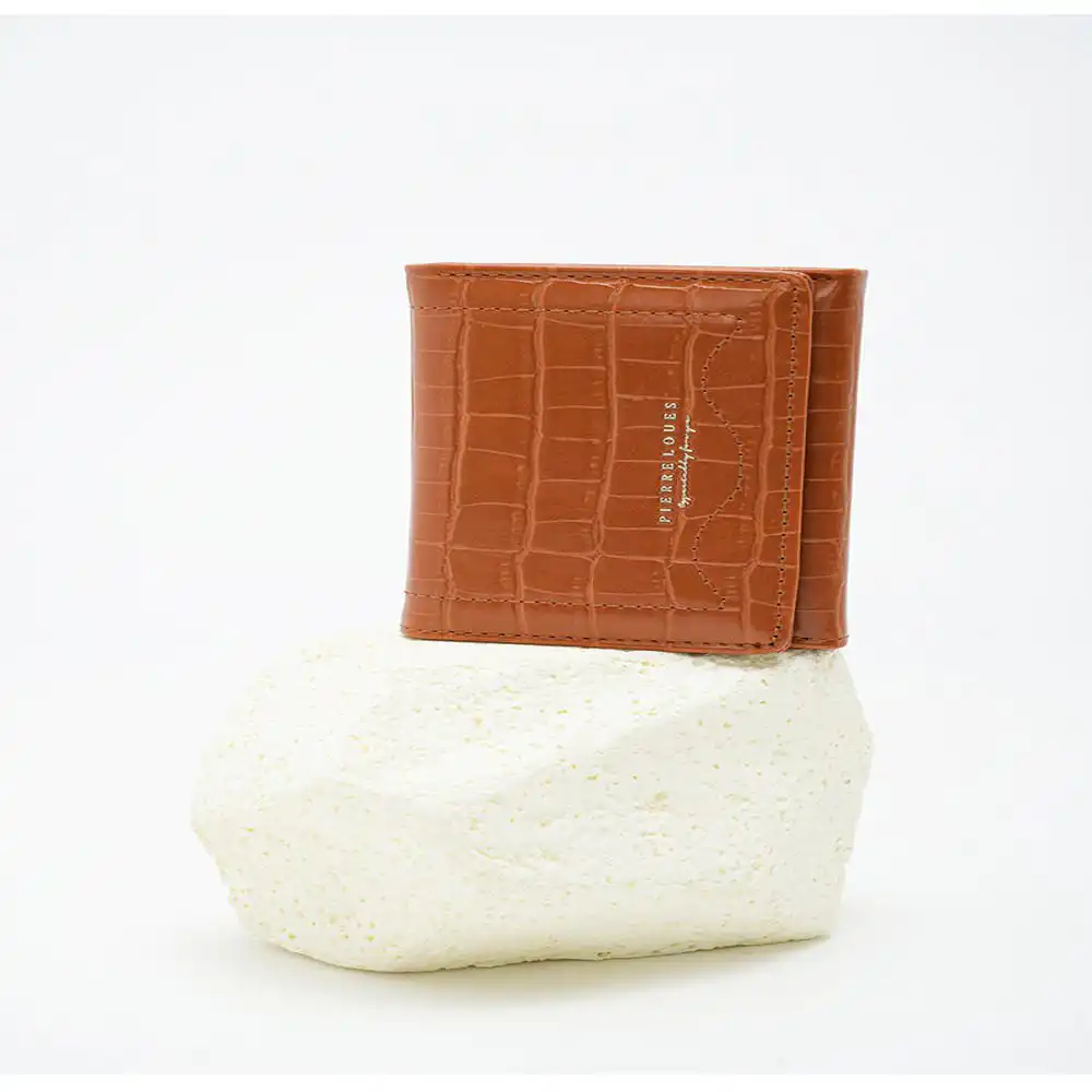 Μικρό Πορτοφόλι Γυναικείο Pierre Loues B13-48 καφέ