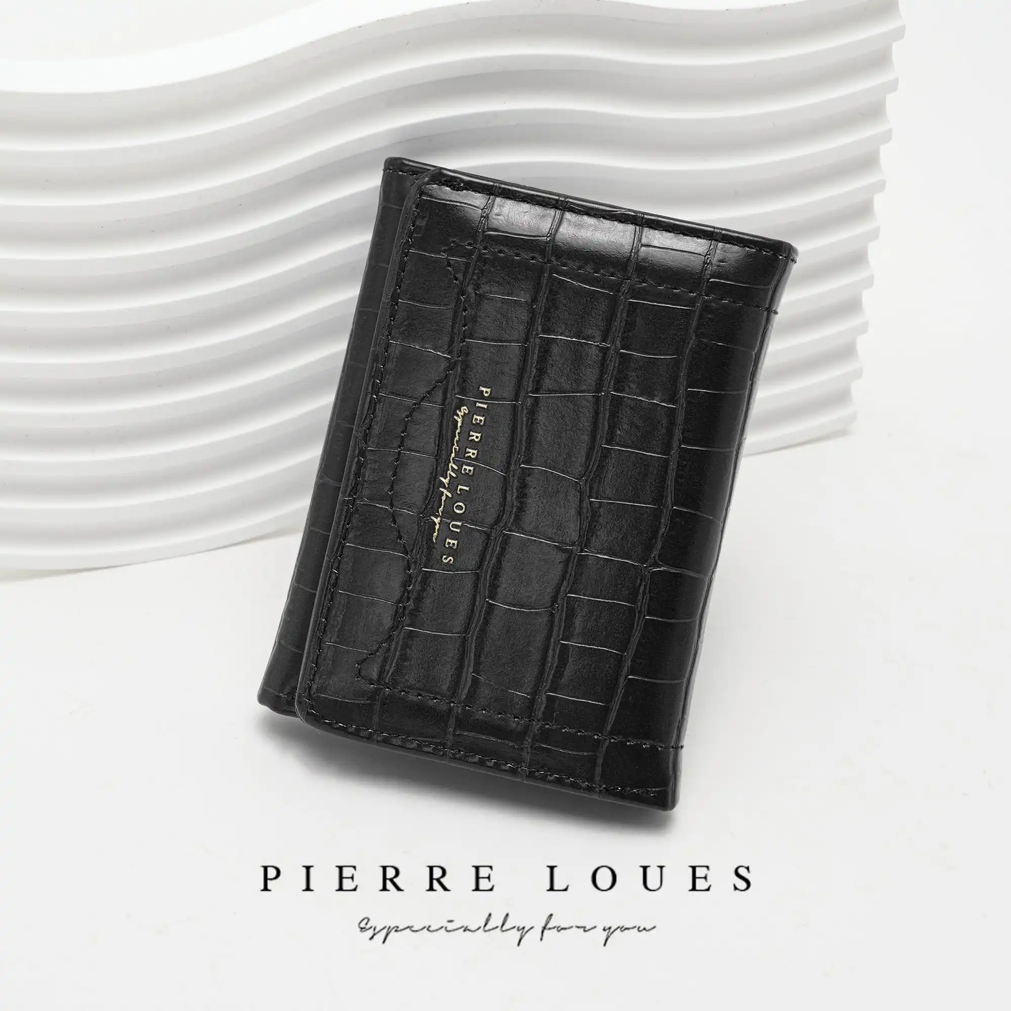 Μικρό Πορτοφόλι Γυναικείο Pierre Loues B13-48 μαύρο