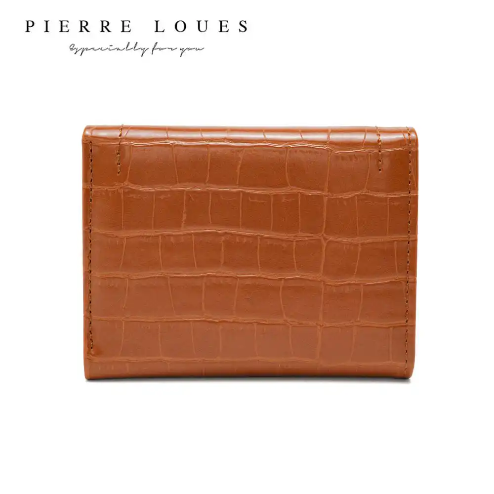 Μικρό Πορτοφόλι Γυναικείο Pierre Loues B13-48 καφέ