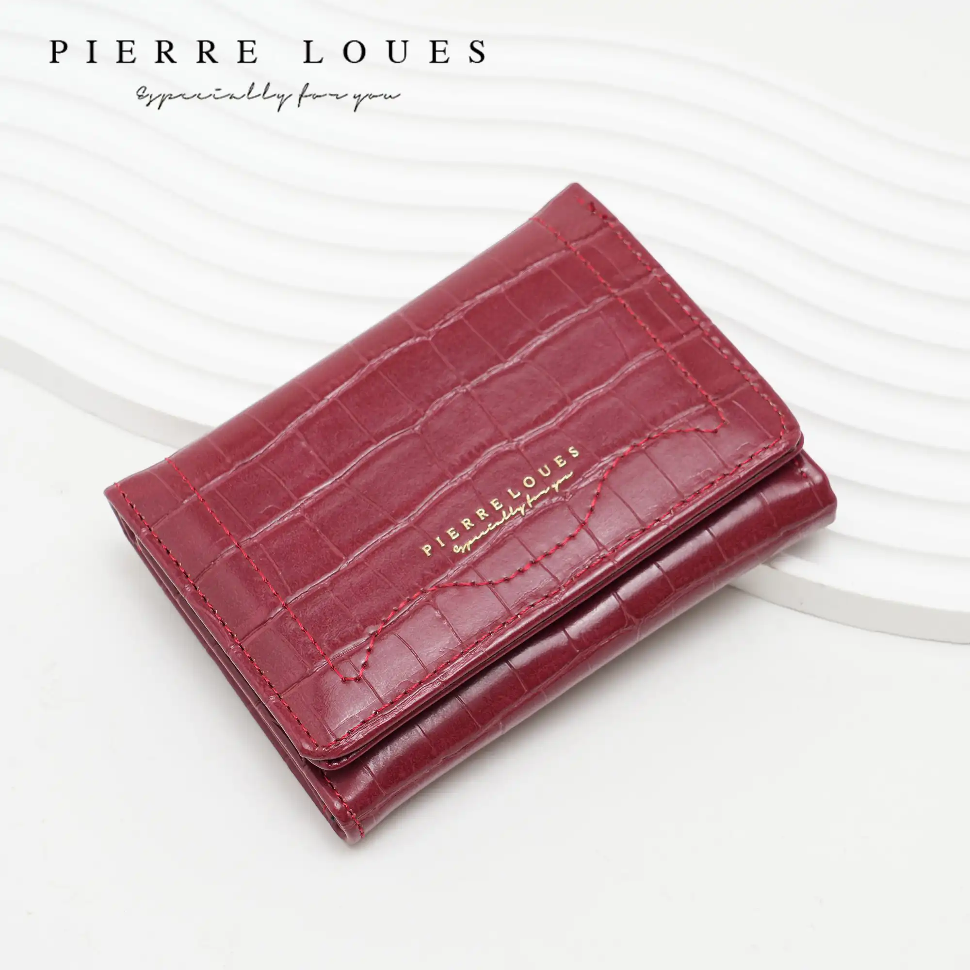 Μικρό Πορτοφόλι Γυναικείο Pierre Loues B13-48 μπορντό Μικρό Πορτοφόλι Γυναικείο Pierre Loues B13-48 μπορντό