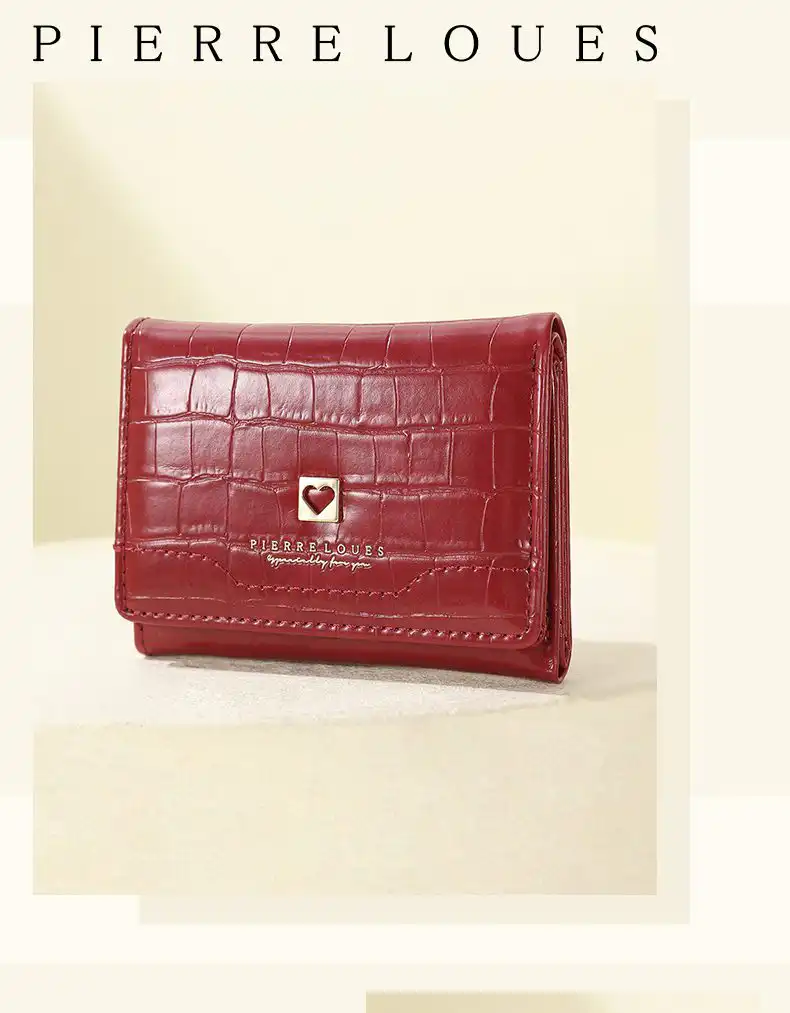 Μικρό Πορτοφόλι Γυναικείο Pierre Loues B13-49 μπορντό Μικρό Πορτοφόλι Γυναικείο Pierre Loues B13-49 μπορντό