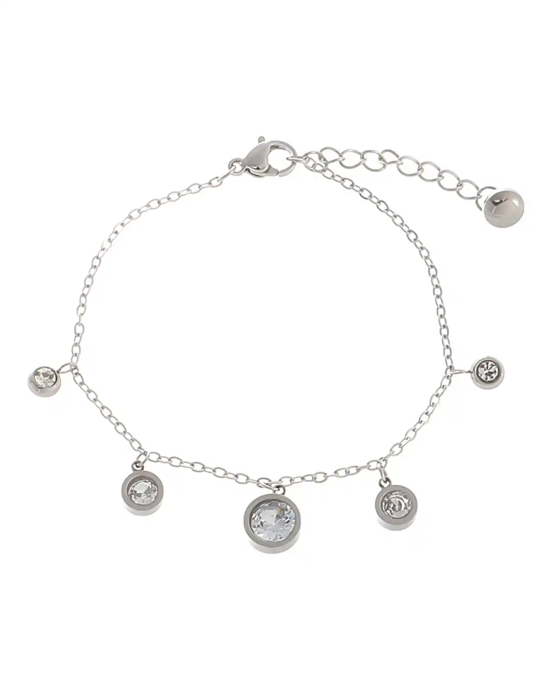 Βραχιόλι JC-6601-38 – Ασημί Βραχιόλι JC-6601-38 – Ασημί