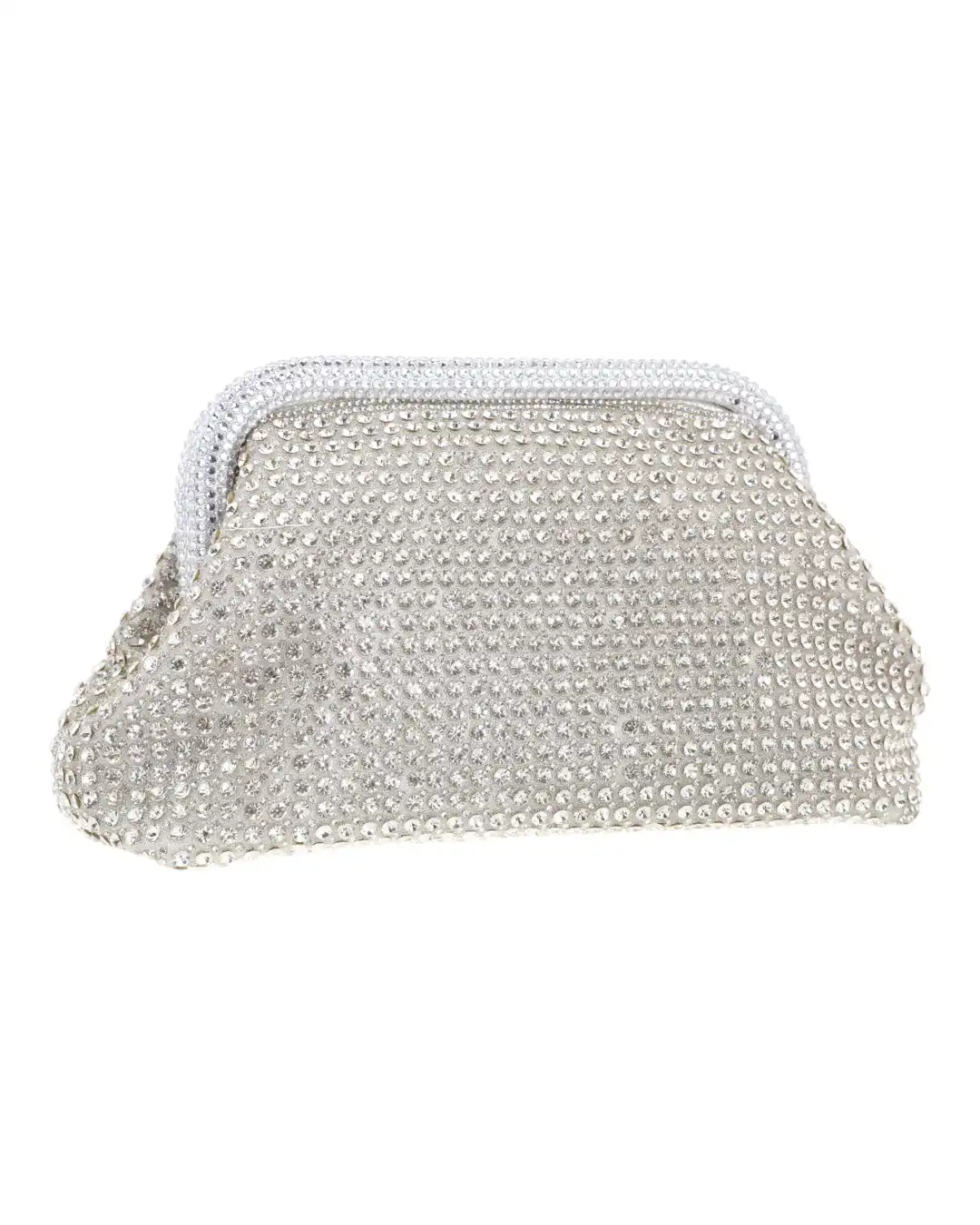 Τσάντα φάκελος clutch MD2526 – Ασημί