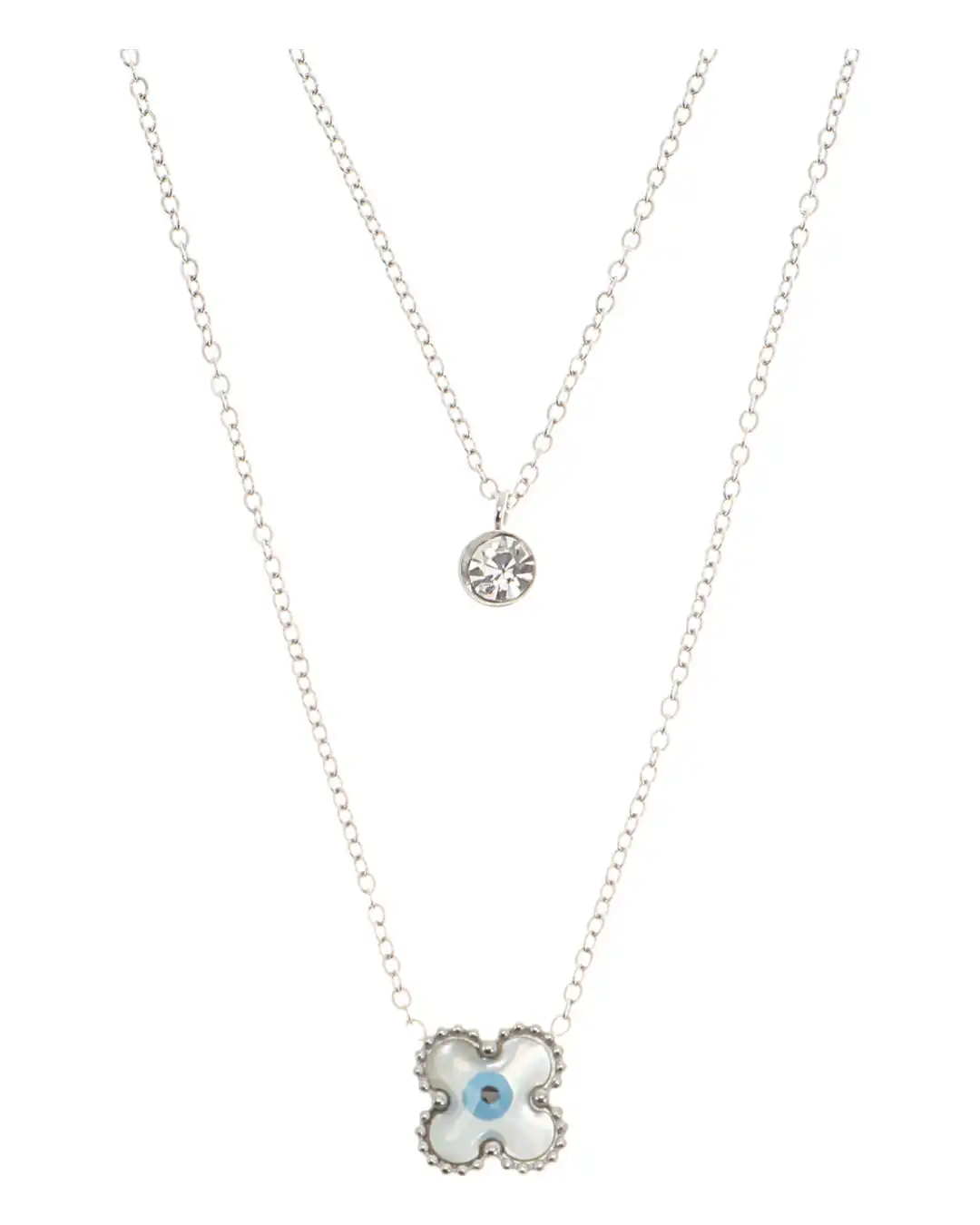 Κρεμαστό λαιμού AQE-9829-5 – Ασημί