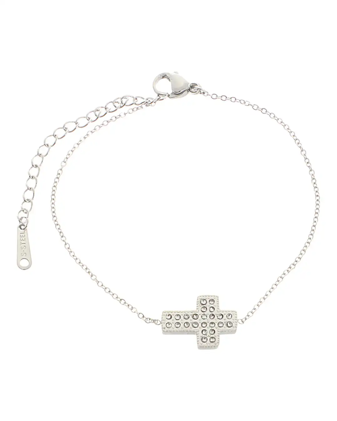 Βραχιόλι AQE-9815-5 – Ασημί