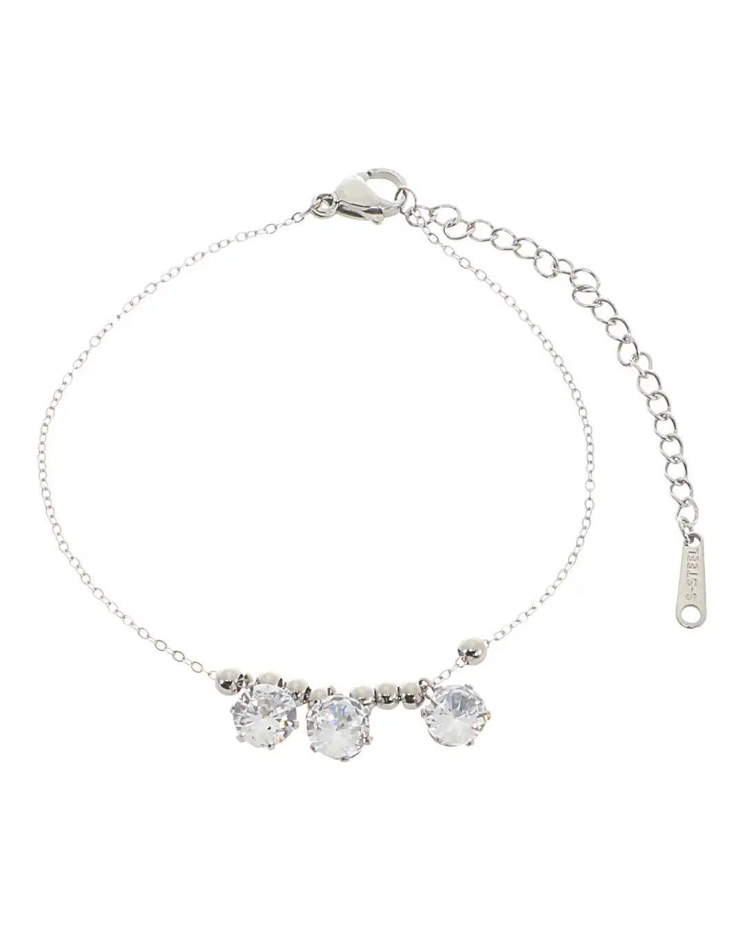 Βραχιόλι AQE-9807-5 – Ασημί