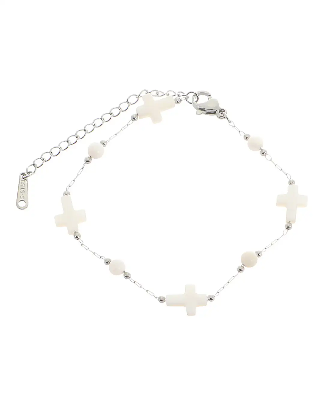 Βραχιόλι AQE-9818-5 – Ασημί