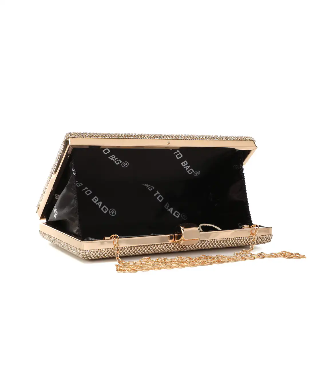 Τσάντα φάκελος clutch JH2221 – Χρυσό
