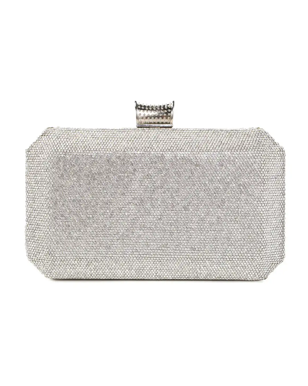 Τσάντα φάκελος clutch JH2222 – Ασημί