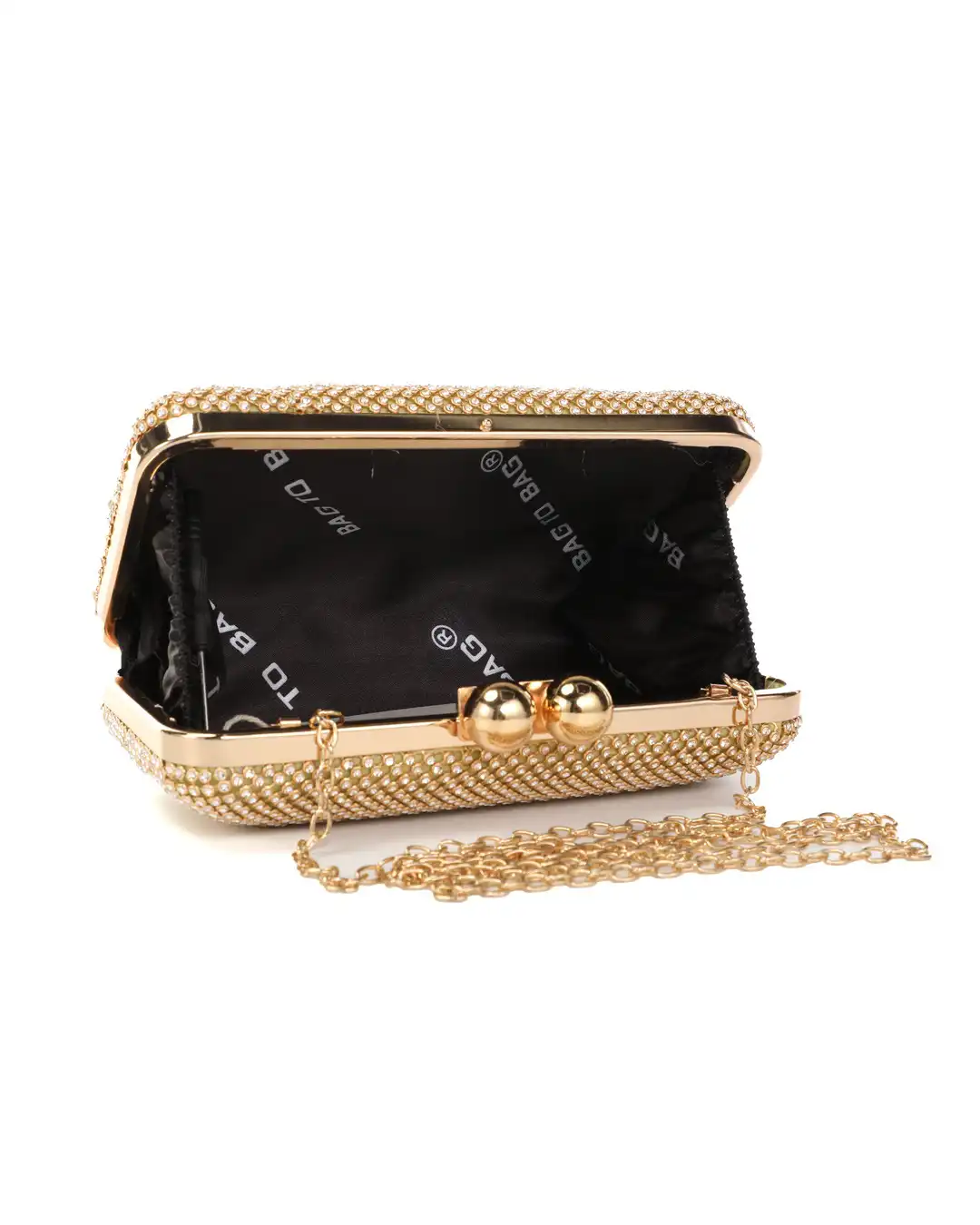 Τσάντα φάκελος clutch JH2227 – Χρυσό
