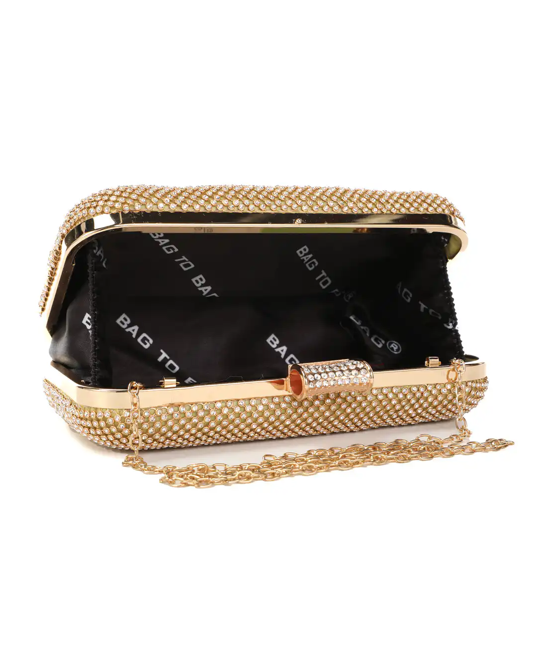 Τσάντα φάκελος clutch JH2229 – Χρυσό