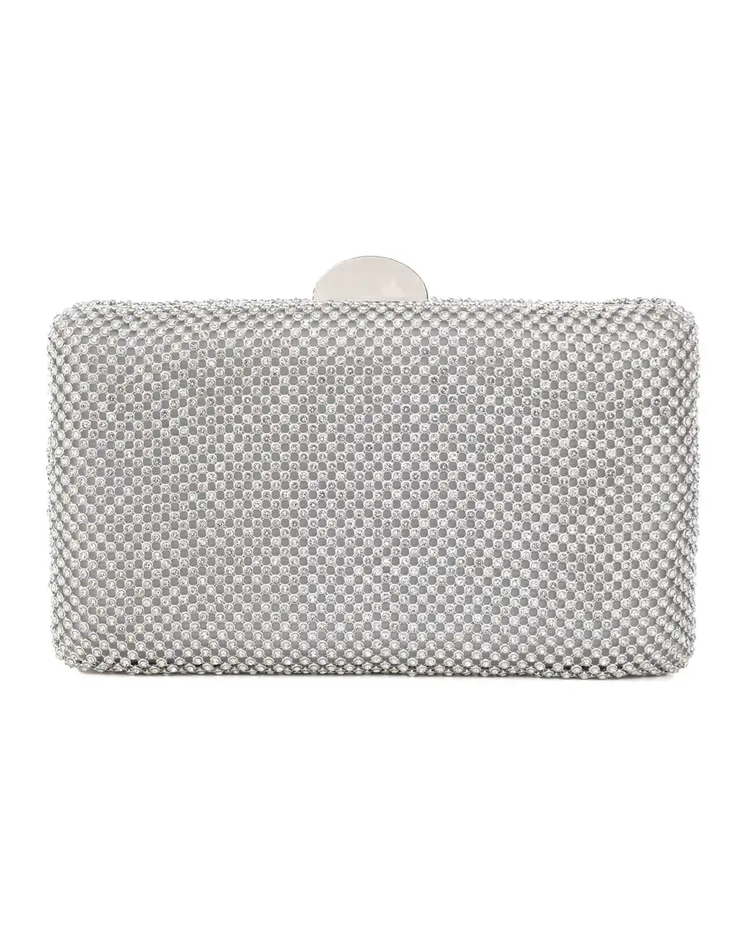 Τσάντα φάκελος clutch JH2231 – Ασημί