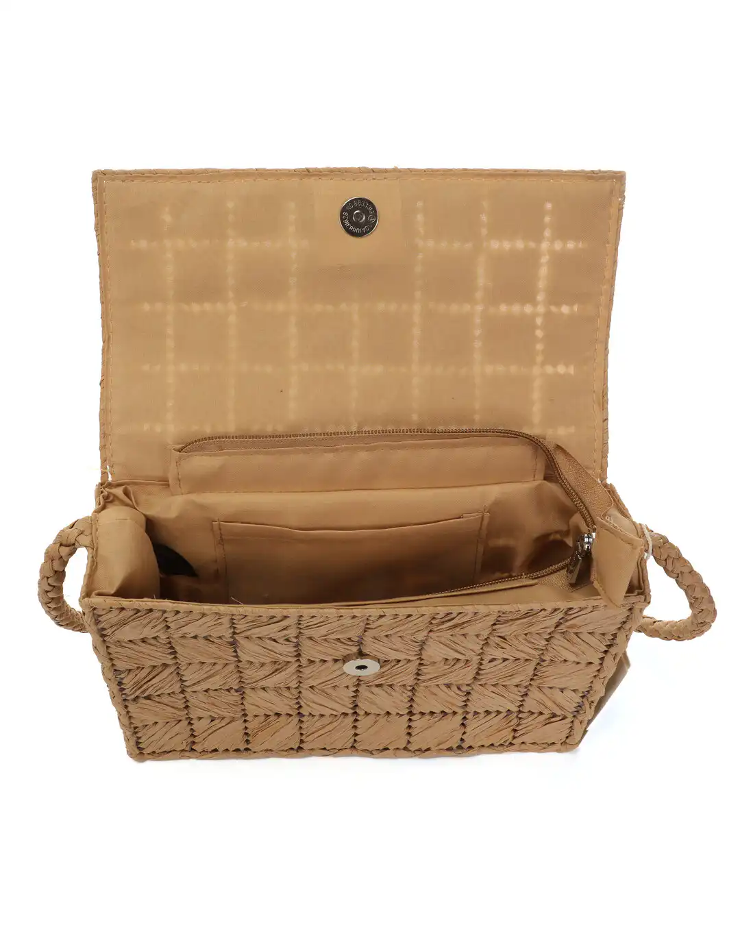 Ψάθινη τσάντα χιαστί XY-2519 – Πράσινο