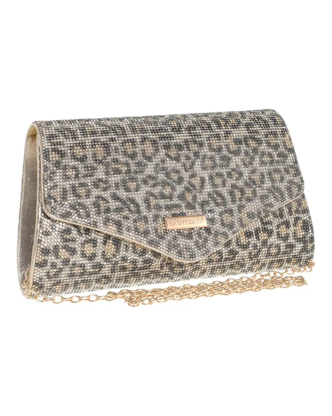 Τσάντα φάκελος clutch MD2510 – Χρυσό