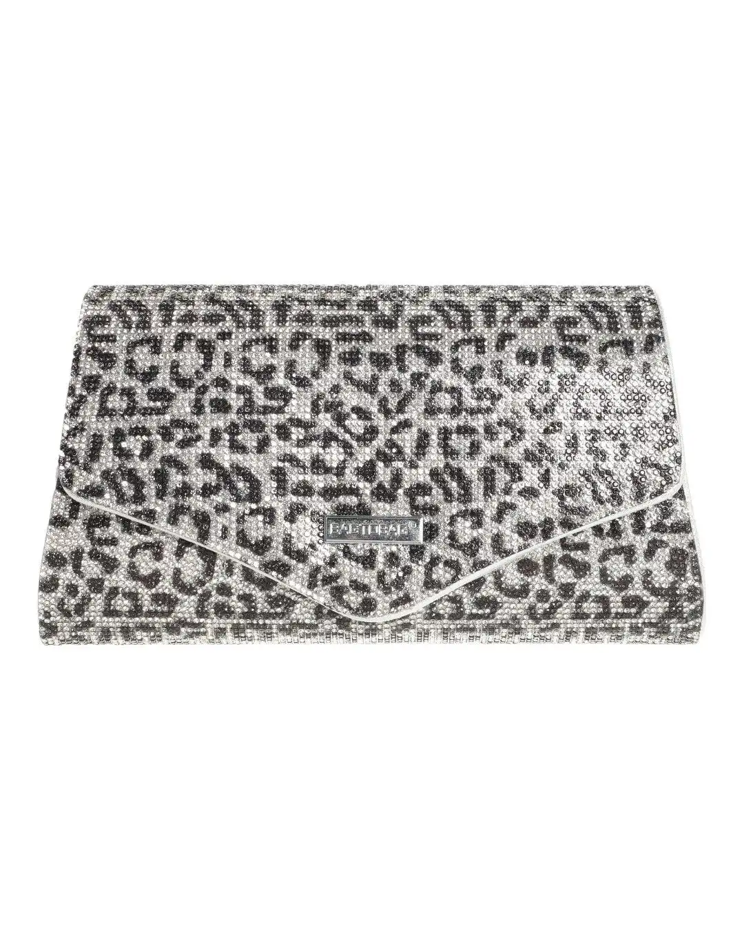 Τσάντα φάκελος clutch MD2510 – Ασημί