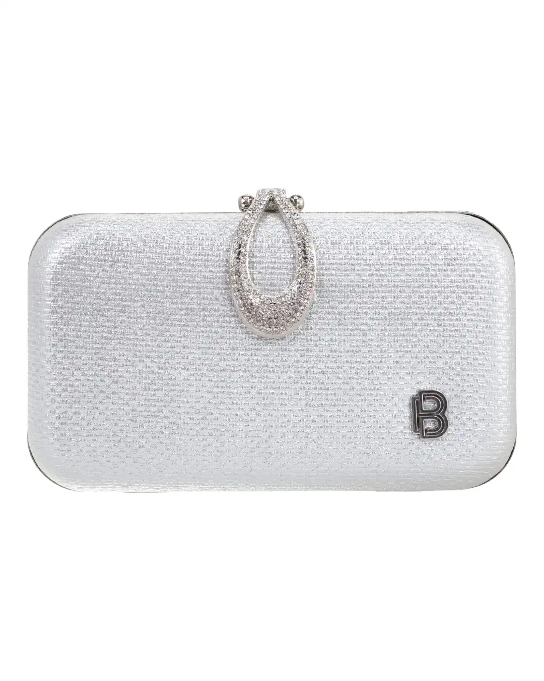 Τσάντα φάκελος clutch JH2240 – Ασημί
