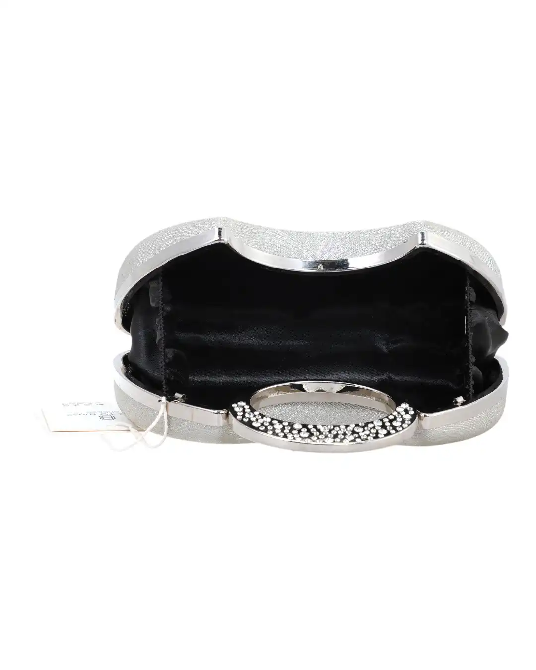 Τσάντα φάκελος clutch JH2241 – Ασημί