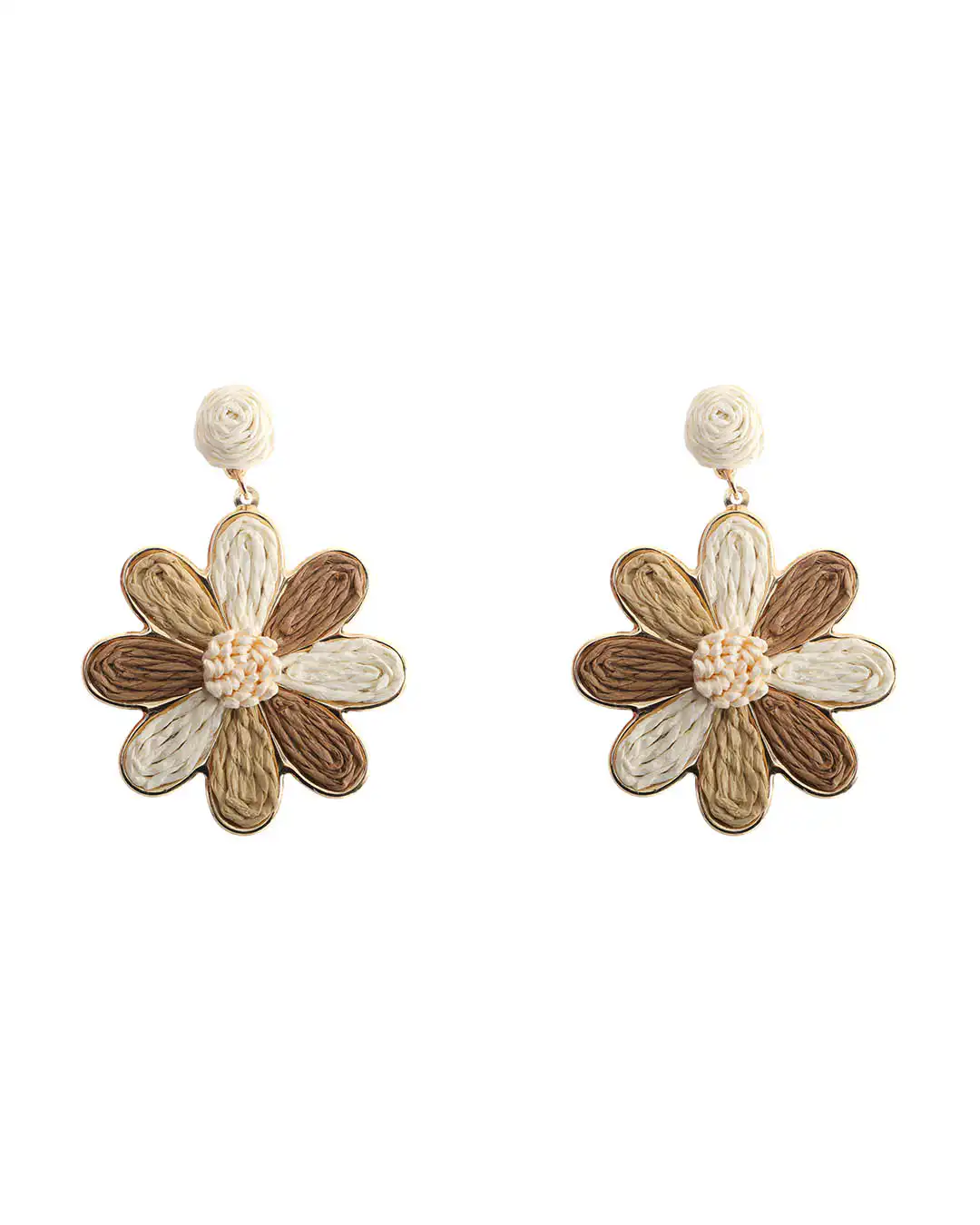 Ψάθινο σκουλαρίκι SASA-9970-13 – Σκούρο Μπέζ Ψάθινο σκουλαρίκι SASA-9970-13 – Σκούρο Μπέζ