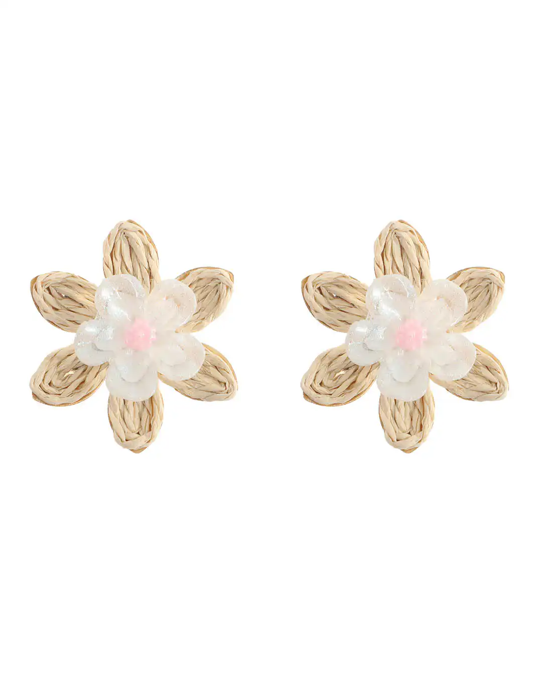 Ψάθινο σκουλαρίκι SASA-9969-13 – Σκούρο Μπέζ Ψάθινο σκουλαρίκι SASA-9969-13 – Σκούρο Μπέζ