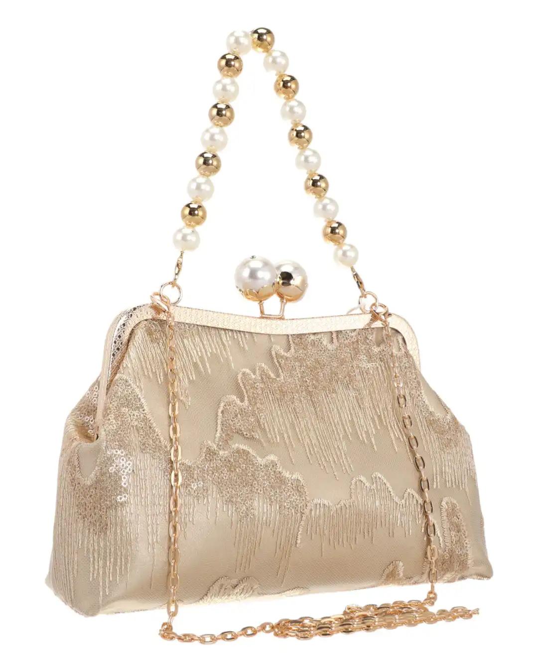 Τσάντα χειρός LB-11567 – Χρυσό Τσάντα χειρός LB-11567 – Χρυσό