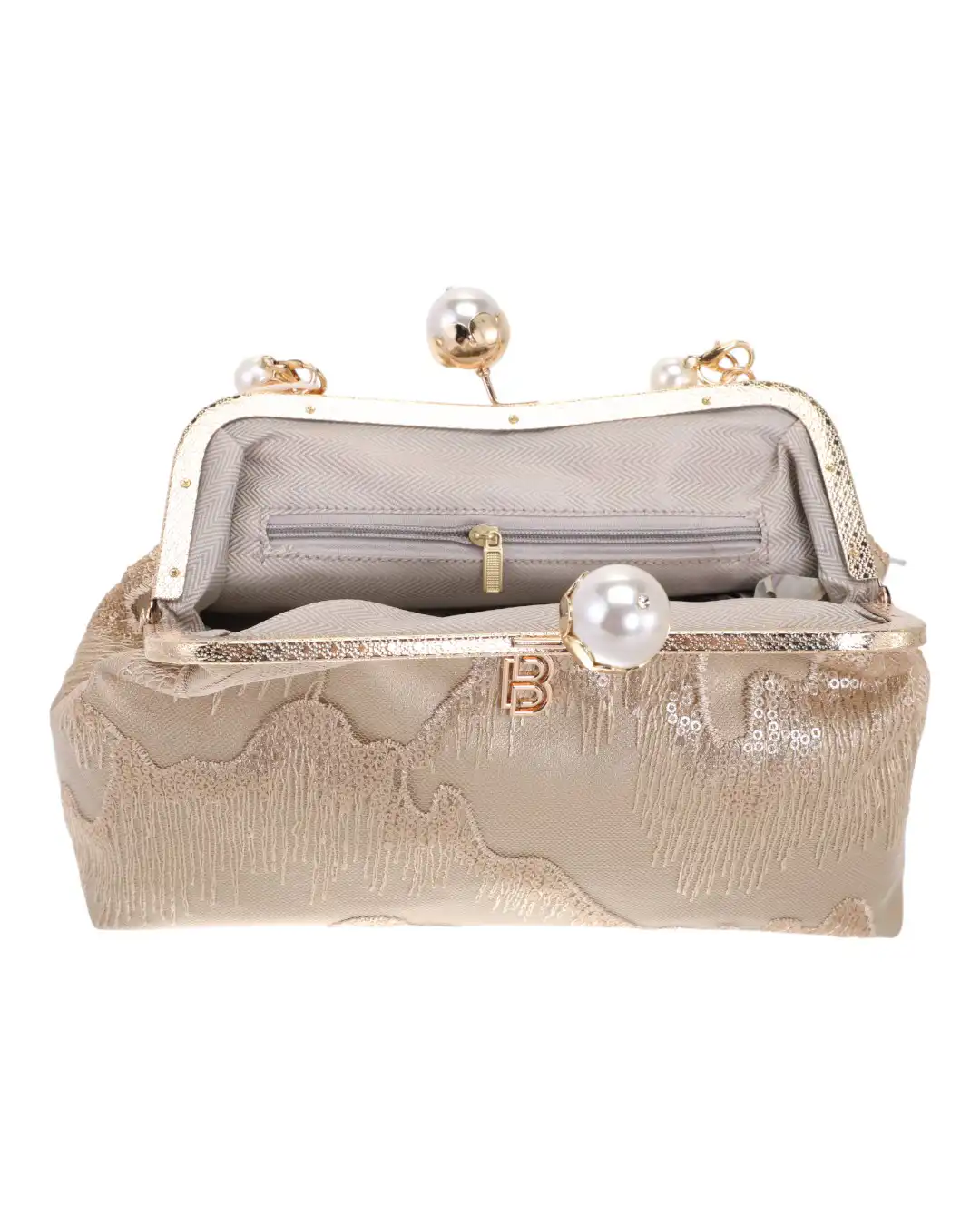 Τσάντα  χειρός LB-11567 - Χρυσό