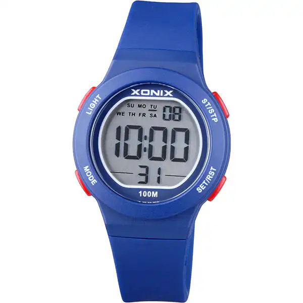 XONIX BBE-006 Ρολόι με μπλέ λουράκι σιλικόνης XONIX BBE-006 Ρολόι με μπλέ λουράκι σιλικόνης