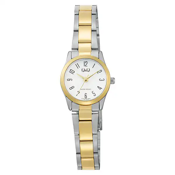 Q&Q Γυναικείο Μεταλλικό Ρολόι C75A-003PY
