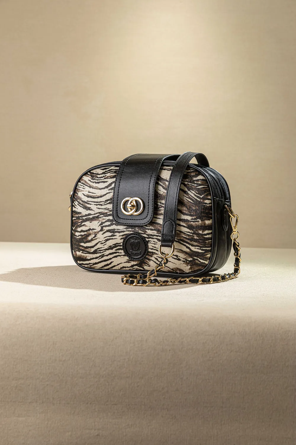 Τρίχωρη τσάντα χιαστί και ώμου