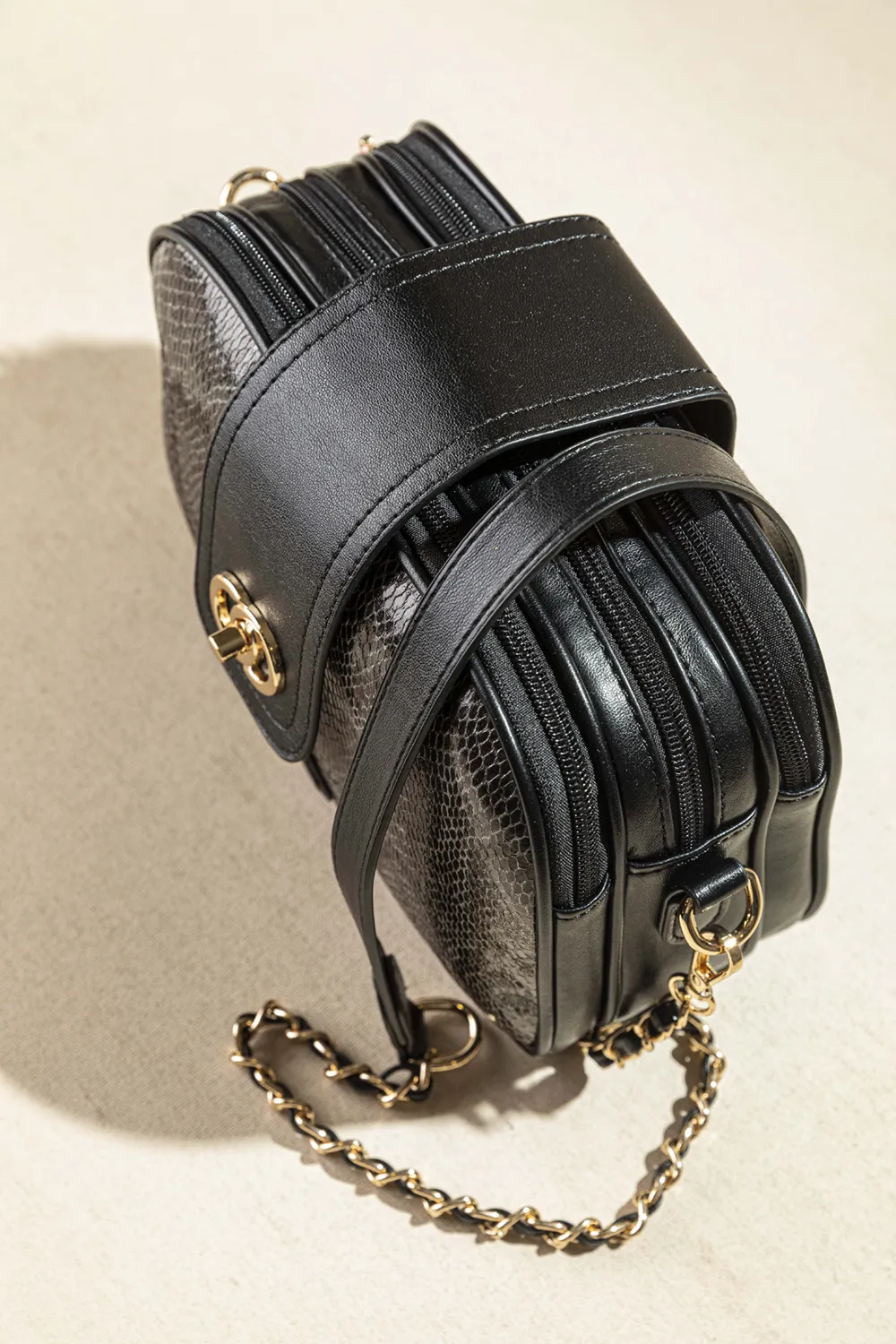 Τρίχωρη τσάντα χιαστί και ώμου