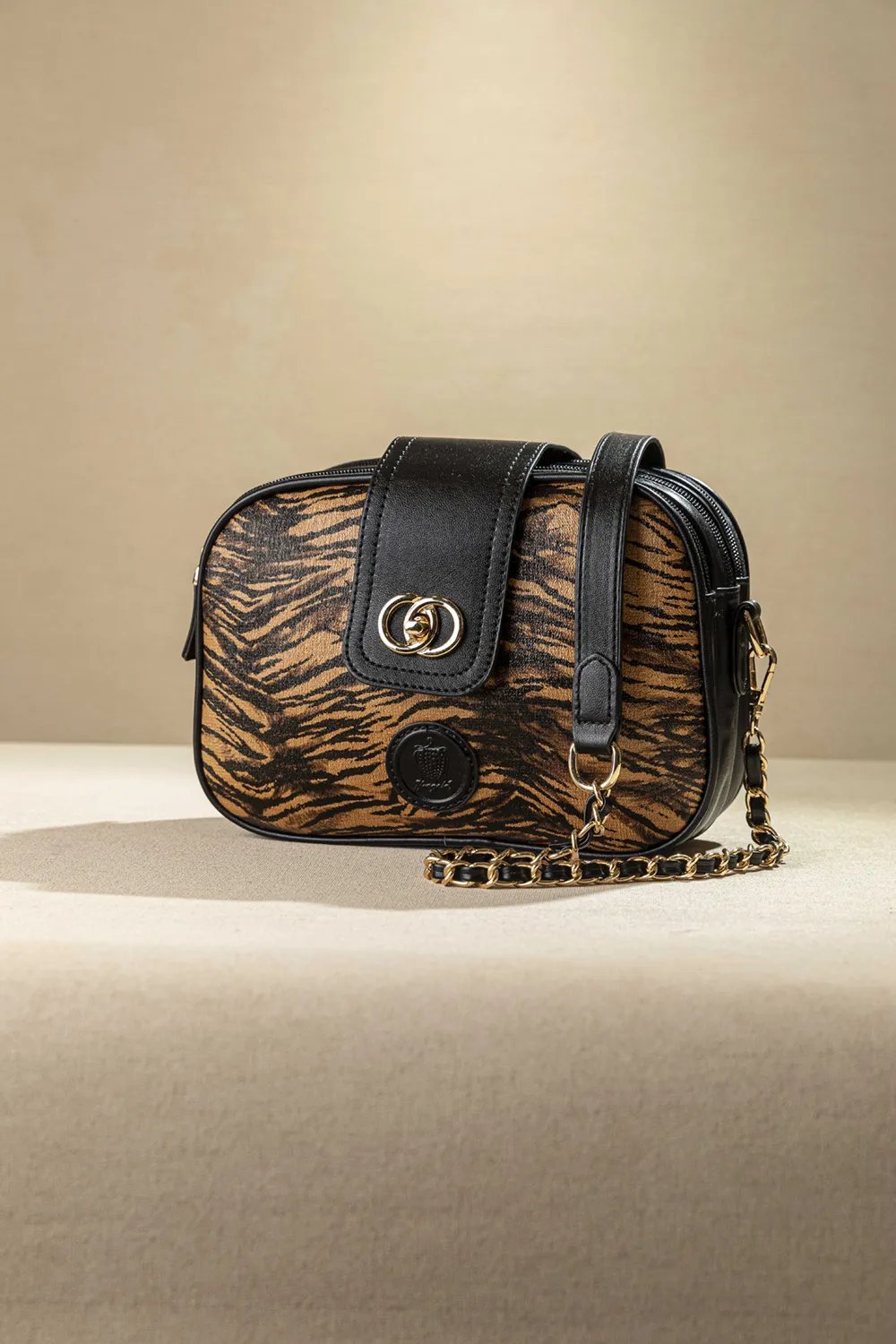 Τρίχωρη τσάντα χιαστί και ώμου