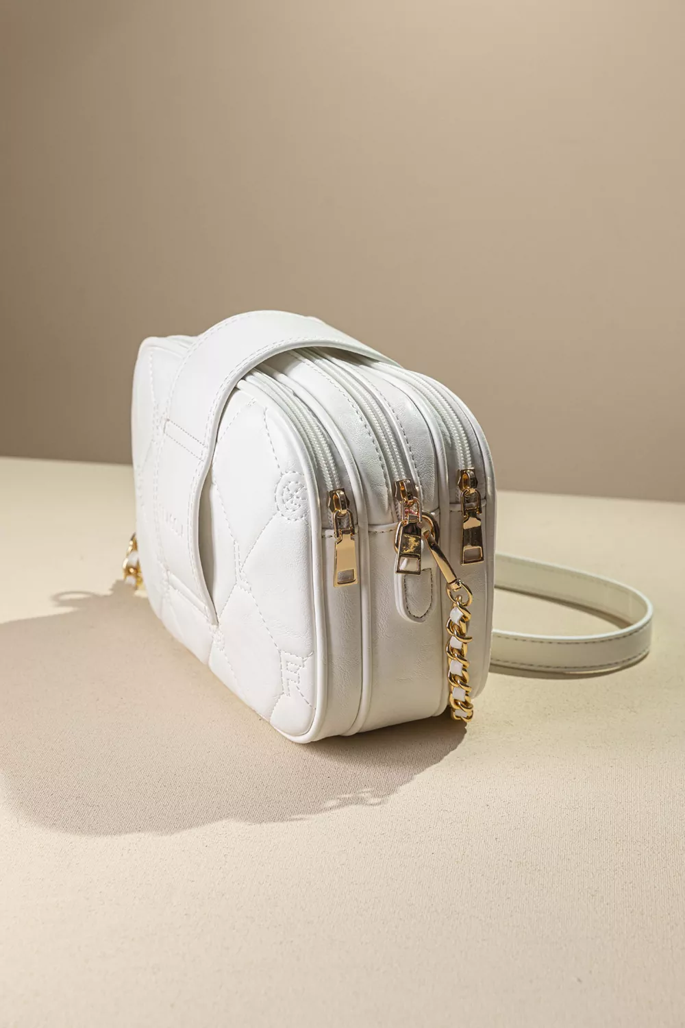 Τριθέσια τσάντα puffer χιαστί και ώμου