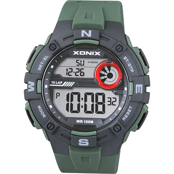 XONIX Ψηφιακό Ρολόι  με πλαστικό λουρί DAG-A02