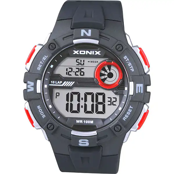 XONIX Ψηφιακό Ρολόι  με πλαστικό λουρί DAG-A06