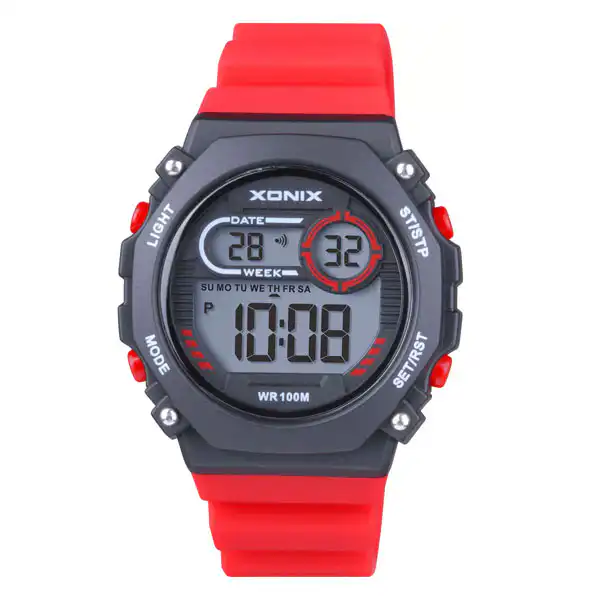 XONIX Ψηφιακό Ρολόι  με πλαστικό λουρί DBC-A02