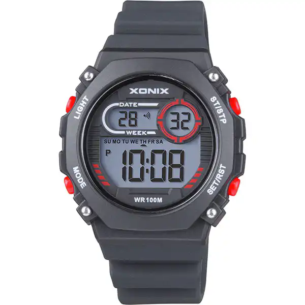 XONIX Ψηφιακό Ρολόι  με πλαστικό λουρί DBC-A06