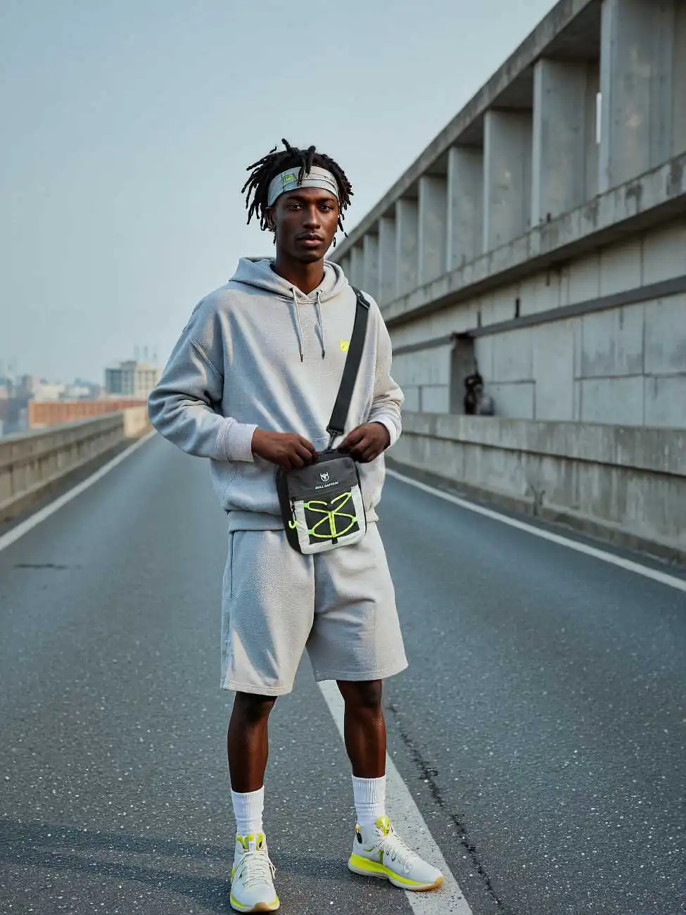 Ανδρικό Υφασμάτινο Τσαντάκι Bull Captain DJB 0108 green