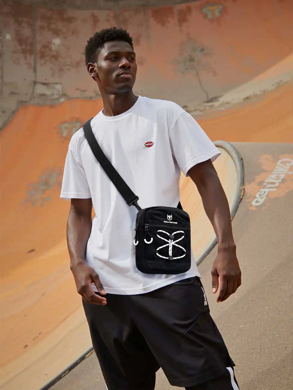 Ανδρικό Υφασμάτινο Τσαντάκι Bull Captain DJB 0108 black Ανδρικό Υφασμάτινο Τσαντάκι Bull Captain DJB 0108 black