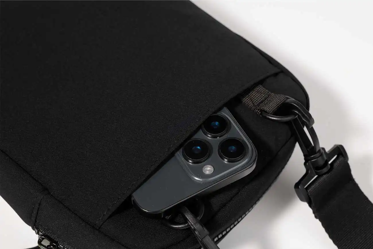 Ανδρικό Υφασμάτινο Τσαντάκι Bull Captain DJB 0108 black