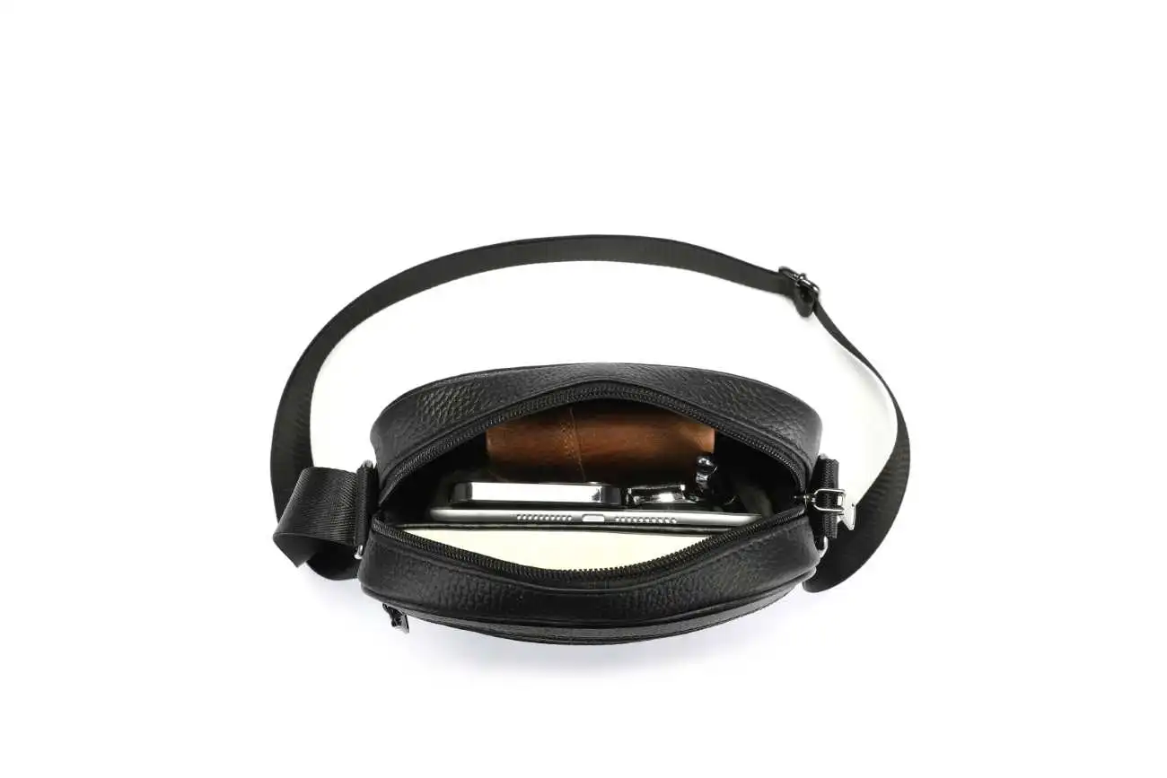 Τσαντάκι Ώμου Ανδρικό Bull Captain DJB 030 μαύρο