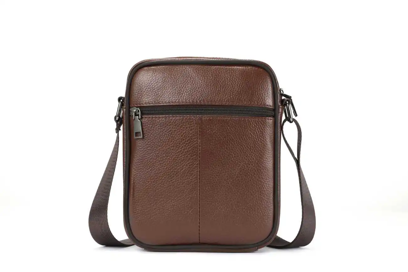 Τσαντάκι Ώμου Ανδρικό Bull Captain DJB 030 σκούρο καφέ