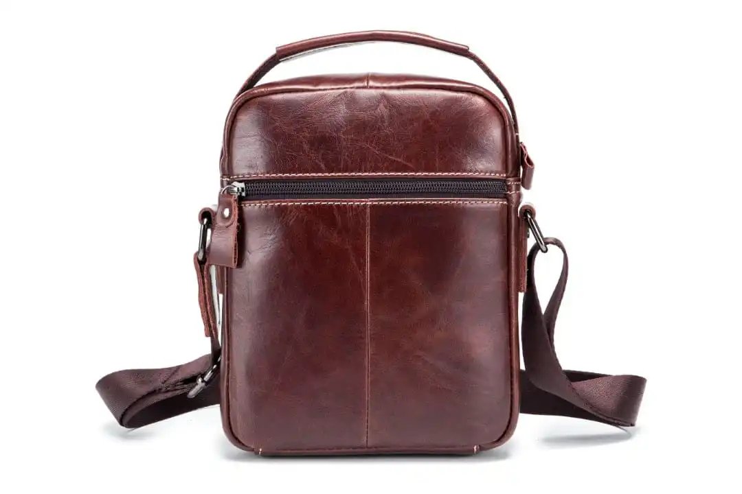 Δερμάτινο τσαντάκι ώμου Bull Captain DJB 037 καφέ