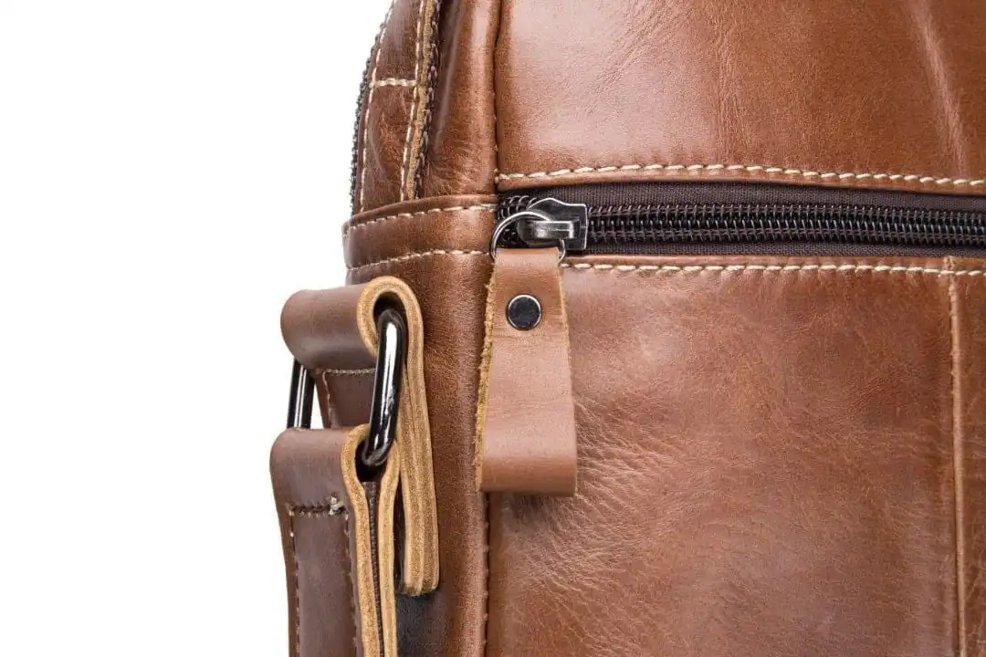 Δερμάτινο τσαντάκι ώμου Bull Captain DJB 040 καφέ