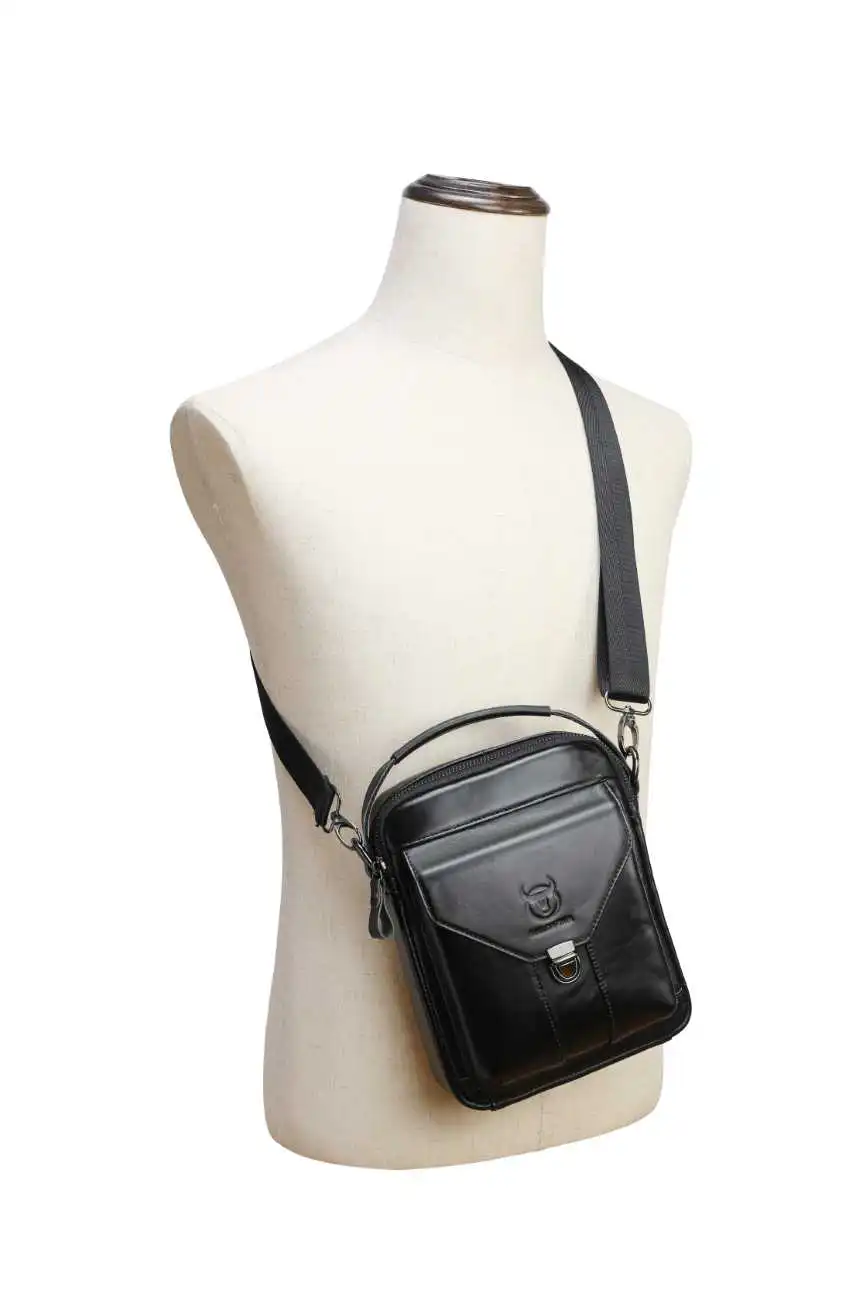 Τσαντάκι Ώμου Ανδρικό Bull Captain DJB 069 μαύρο