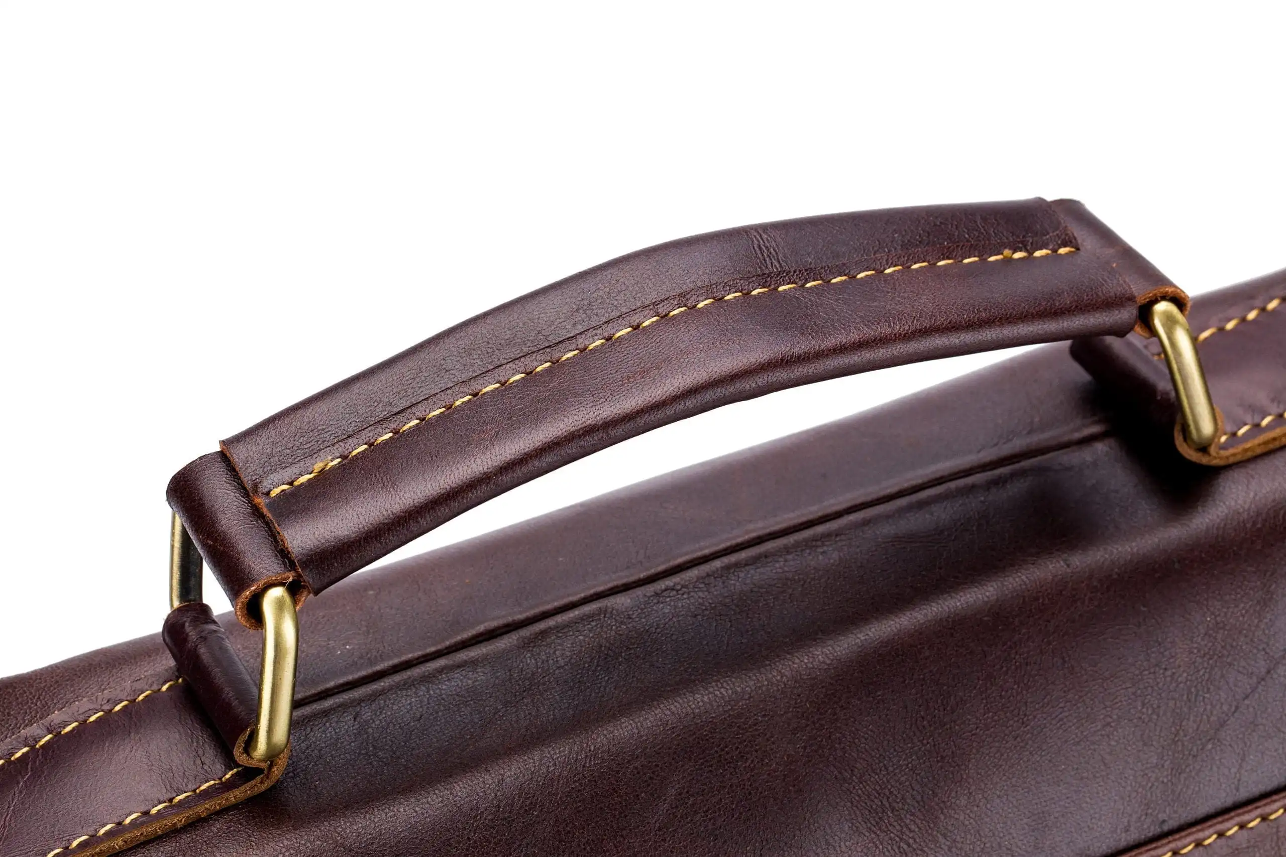 Δερμάτινη τσάντα ώμου Bull Captain DJB 302 καφέ