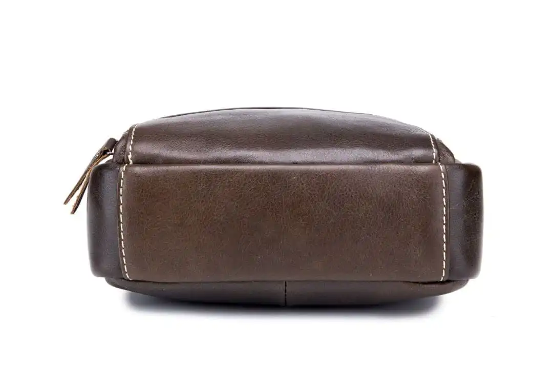 Δερμάτινο τσαντάκι ώμου Bull Captain DJB 888 καφέ